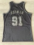 91 Rodman Chicago Bulls 1997-98 Leather Snakeskin Maillot